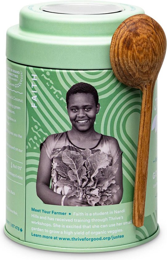 Justea navulverpakking Golden Green (Coconut)