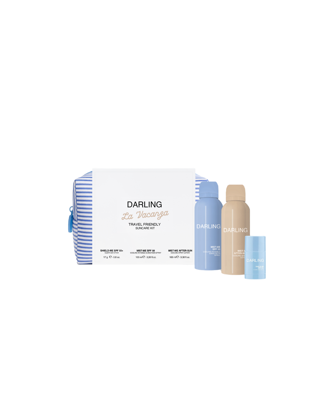 Darling LA VACANZA – Travel-Friendly Suncare Kit