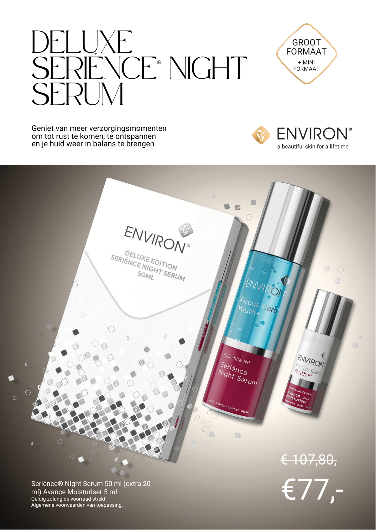 Environ Festive Deluxe Edition Seriénce Night Serum 50ML
