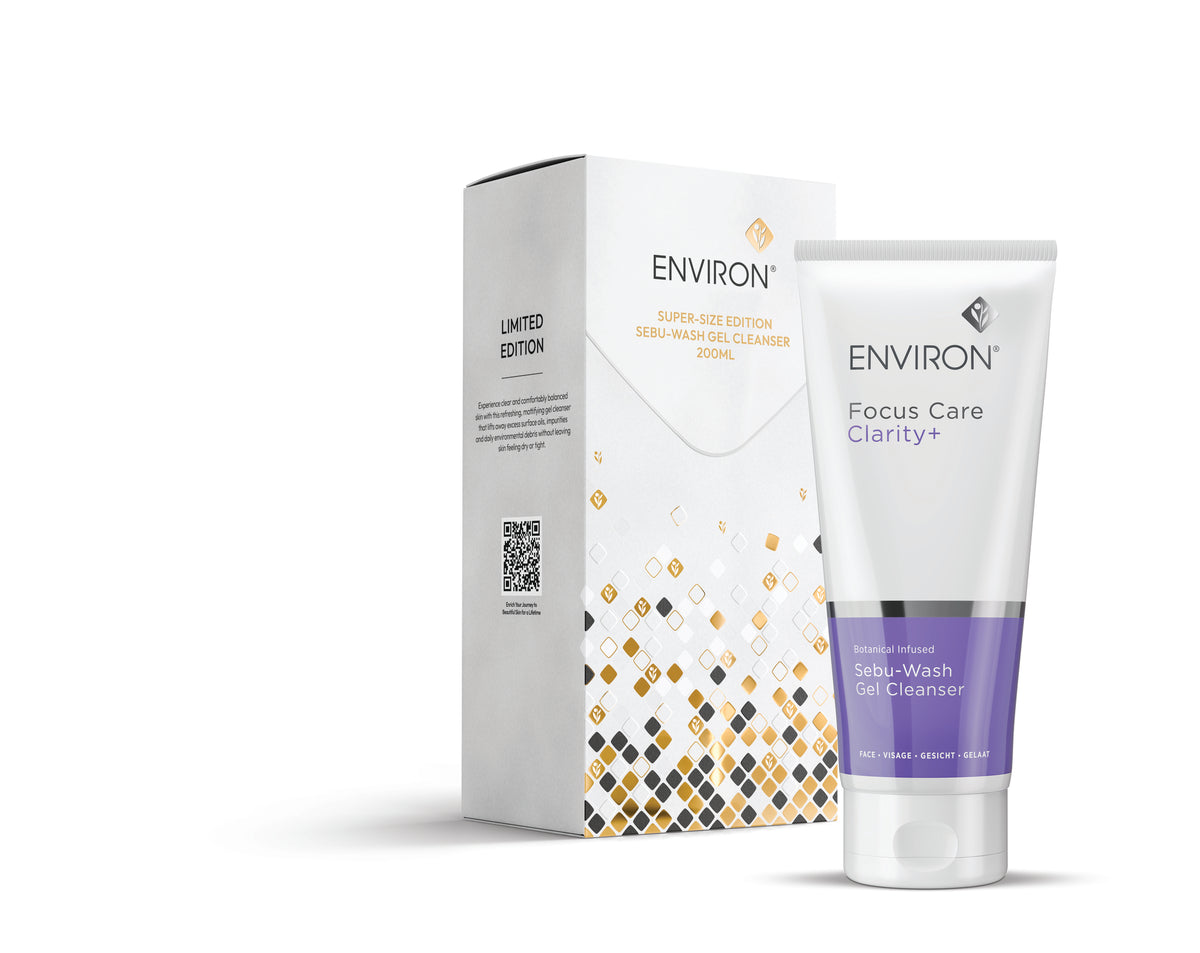 Environ Festive Deluxe Edition Super size Sebu-Wash Gel Cleanser – 200 ml