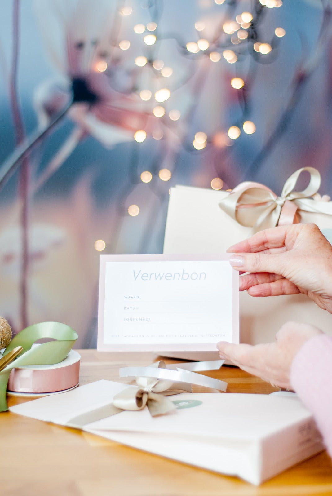 Luxe verwenbon – Fysiek & Mooi Verpakt